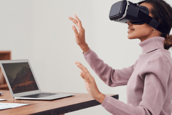 wawancara dengan virtual reality